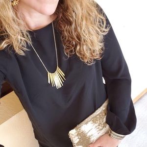 Soirée Top by Stella & Dot in black